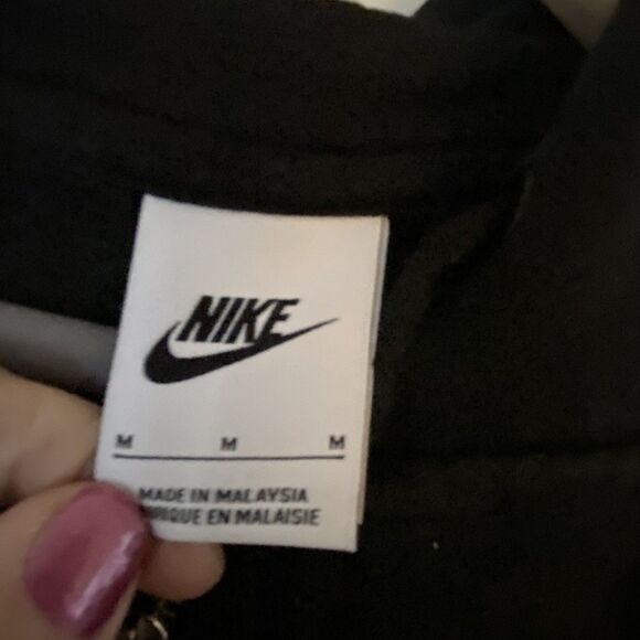 Nike DQ5745-010 Sportswear Phoenix Long Zip Hoodie Coat Dress Black Medium - Picture 6 of 7